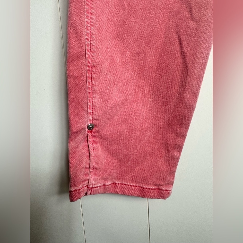 J Jill Denim Authentic Fit Slim Ankle Womens Size 16 Pink Casual - Picture 4 of 14